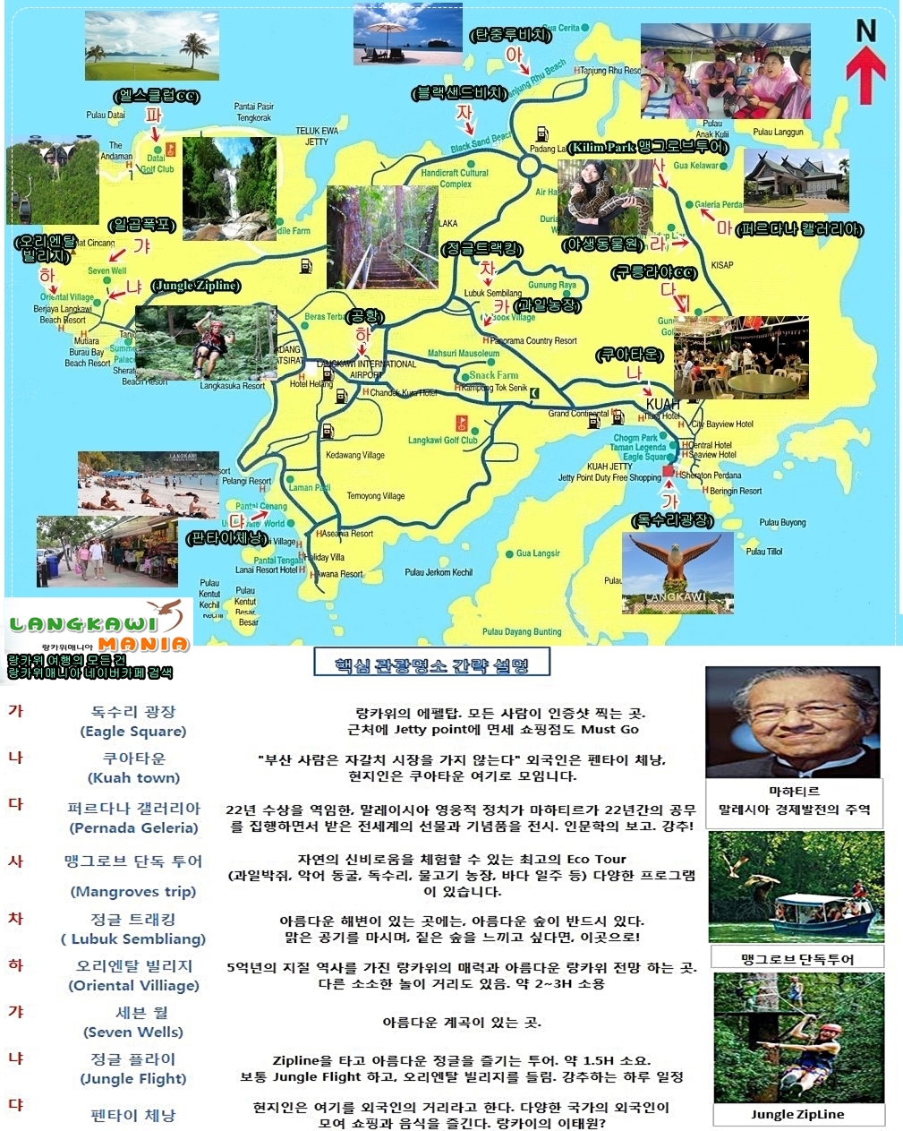 랑카위 지도 한글