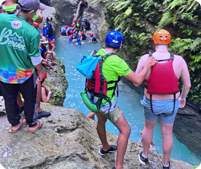세부 캐녀닝 점프