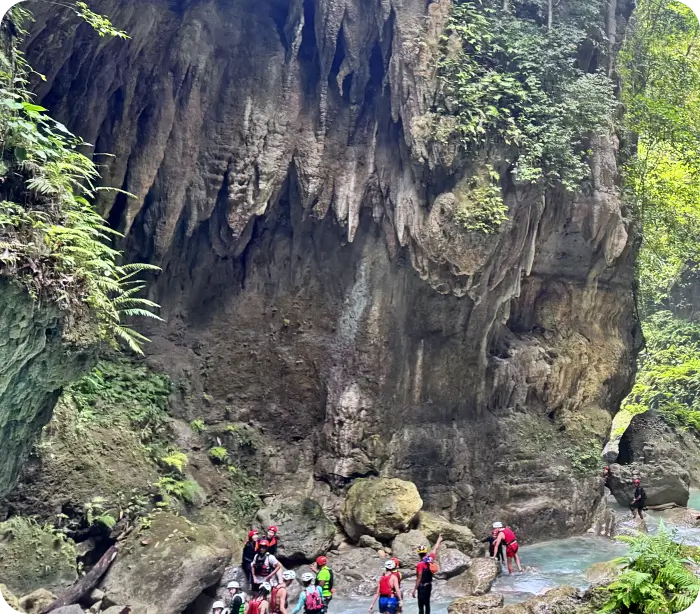 세부 캐녀닝 지질 역사